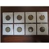 Image 1 : Lot of 8 U.S. Buffalo Head Nickels. Includes 1926, 1928, 1935, 1936, 1936D, 1936S, 1937 & 1937S.