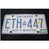 Image 1 : 1973 Ontario license plate