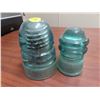 Image 1 : 1- hemminging + 1 C.T.P. tel-co antique insulators