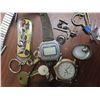 Image 3 : Bag of old watches- new pins etc + cassette car connector