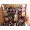 Image 3 : vintage sunkist box with assorted older beer bottles