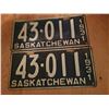 Image 1 : 1931 Passenger License Plates 43-011