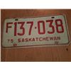 Image 1 : 1975 Farm Vehicle License Plate F137-038 (Single_Lot 999)