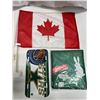 Image 1 : PILSNER FLAG, CANADA FLAG AND DALLAS STAR LICENSE PLATE