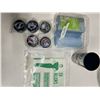 Image 1 : 2 ICE PACKS, EXERCISE INSTRUCTIONS AND 5 HOCKEY PUCKS BOTTLE OPENERS