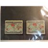 Image 2 : Canada 85,86 F-VF mint first xmas stamps ever issued Dec.1898 uni-trade Cat. 120.00