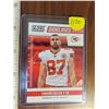 Image 1 : 2018 travis kelce score kansas city chiefs sidelines short print mint