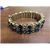 Image 5 : Vintage 3 row blue rhinestone bracelet