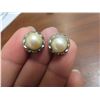 Image 2 : Stones and central pearl earrings
