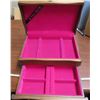 Image 3 : Antique princess royal velvet lined jewelry box (11"x6"x4")