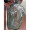 Image 2 : Vintage libbey of canada green glass maple leaf embossed bottle (8")