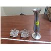 Image 1 : Vintage leonard pewter bud vase & 2 candle holders
