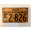 Image 1 : 1929 SK license plate