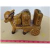 Image 1 : Glass donkey (salt shaker and serviette holder)