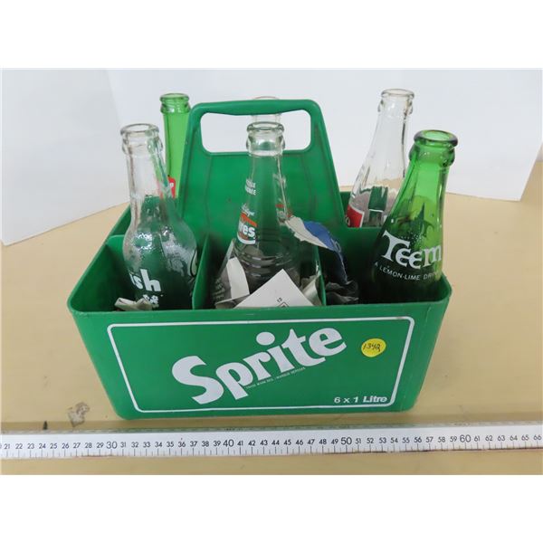 6 pop bottles and sprite case - Schmalz Auctions