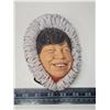Image 1 : Inuit hand painted pottery face