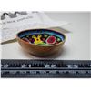 Image 2 : "Huichol" Native beaded art bowl