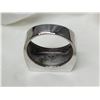 Image 5 : Men's silver colored ring - approx size 9-9.5