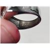 Image 7 : Men's silver colored ring - approx size 9-9.5