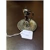 Image 1 : Vintage Zinc Alloy Silver Cat Ring Holder/Jewelry Dish.