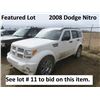 Image 1 : Featured Lot: 2008 Dodge Nitro - SEE LOT # 11