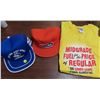 Image 1 : 2 -husky oil hats + shirts -L size