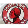 Image 2 : Mohawk gasoline porcelain sign 11.5" (reproduction)