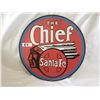 Image 1 : Chief Santa Fe porcelain sign 10" (reproduction)