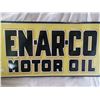 Image 4 : Tin embossed enarco oil co. sign 23.5"x 9.5" (reproduction)