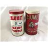 Image 1 : Two calumet baking powder tins, smaller size