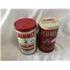 Image 2 : Two calumet baking powder tins, smaller size