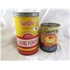 Image 1 : Sunglo baking powder tin and savoy custard tin