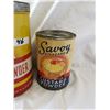 Image 3 : Sunglo baking powder tin and savoy custard tin