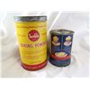 Image 4 : Sunglo baking powder tin and savoy custard tin