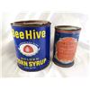 Image 4 : Two Beehive corn syrup tin cans