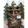 Image 4 : Old German cuckoo clock wood 13" high; pendulum is missing
