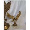 Image 4 : Three eagle brass ornaments