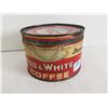 Image 1 : Vintage Red and White coffee tin