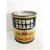 Image 1 : Vintage Crown Brand corn syrup tin 5 lbs.