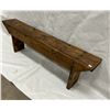 Image 1 : Primitive wood bench - 55"x17.5"x9"