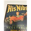 Image 2 : His Nibs, framed label sign - great graphics