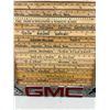 Image 3 : Wall art - Auto badges and yard sticks - 22.5"x29"