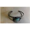 Image 5 : G N SIGNED NAVAJO NATURAL TURQUOISE BRACELET