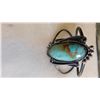 Image 6 : G N SIGNED NAVAJO NATURAL TURQUOISE BRACELET