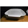 Image 3 : PEACH FLORAL PATTERN, CORNING WARE, RECTANGULAR CASSEROLE, ROASTING DISH, 12 ¼”X10 ½[x=#822