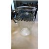 Image 2 : VINTAGE 1930’S CLEAR WATER PITCHER, OFFSET PATTERN