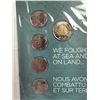 Image 5 : 2012 War of 1812 coin set, color 25 cents, special $2