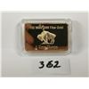 Image 2 : $1 USA , 1 oz gold plated copper bar