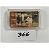 Image 1 : $5000 Russia, 1 oz gold plated copper bar