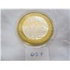 Image 2 : Vintage Las Vegas 10 Dollar Token 99.99 Silver Center
